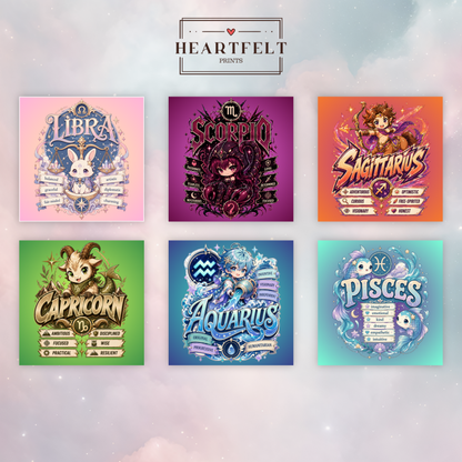 Anime Zodiac Fridge Magnet