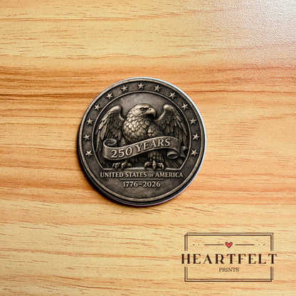 USA 250 Years Round Bottle Opener Fridge Magnet – Patriotic Magnetic Bottle Opener Made in USA